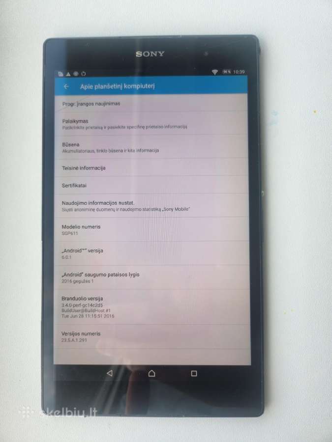 Sony xperia z3 tablet compact - nuotraukos Nr. 2