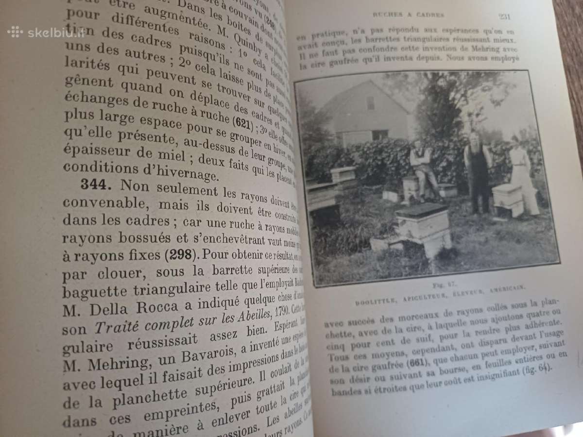 Parduodu knyga,bitė ir avilys,1923m.paris - nuotraukos Nr. 7