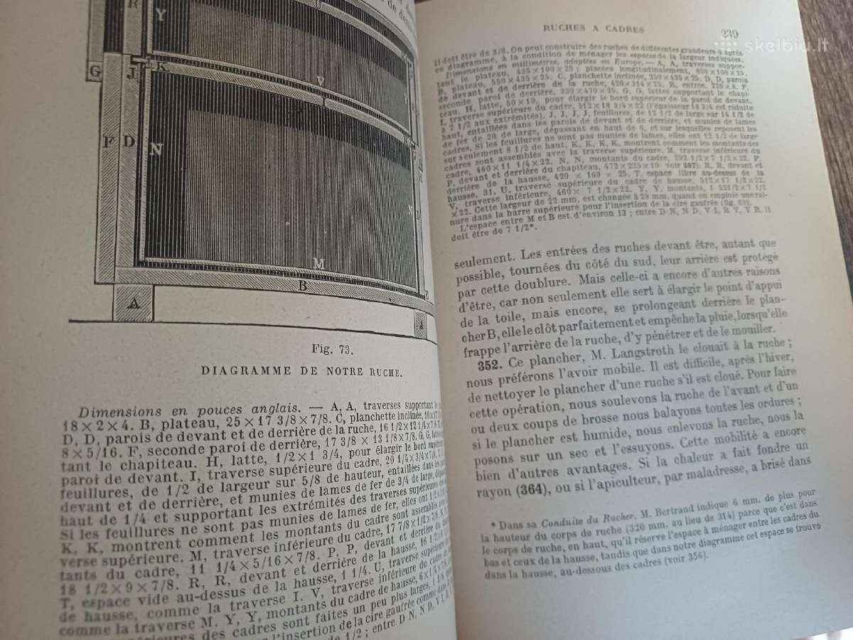 Parduodu knyga,bitė ir avilys,1923m.paris - nuotraukos Nr. 9
