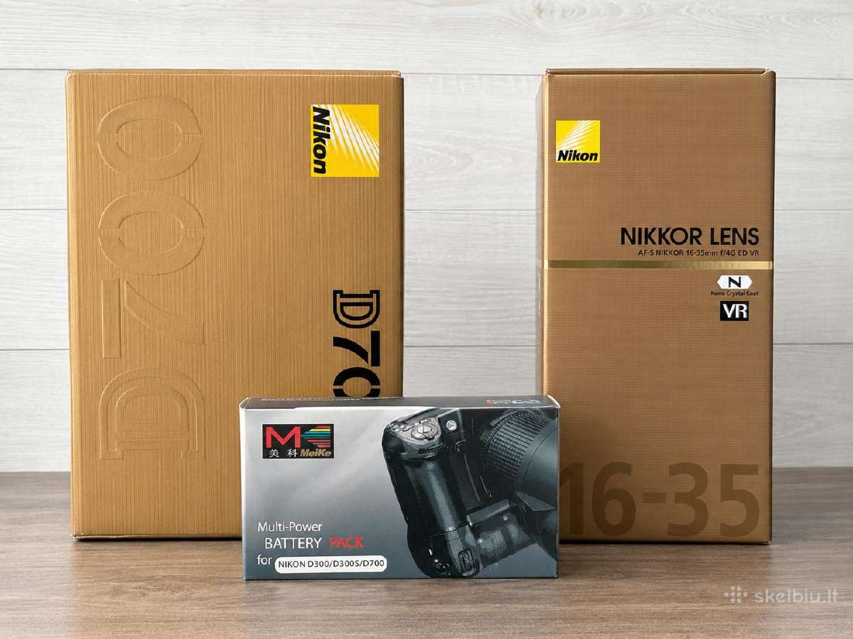 Nikon D700 + Nikkor 16–35mm f/4G Ed Vr + priedai - nuotraukos Nr. 2