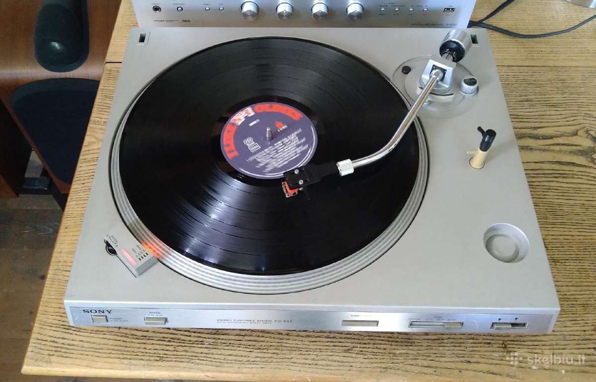 Plokštelių grotuvas Sony ps-333 - nuotraukos Nr. 2