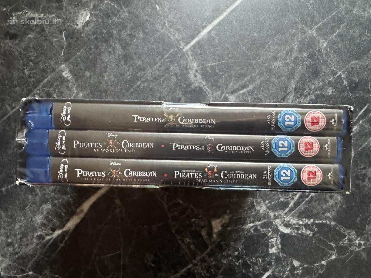 Pirates of Caribbean blu-ray collection - nuotraukos Nr. 6