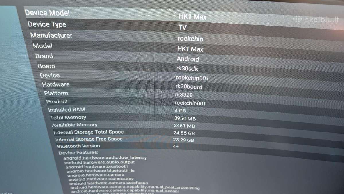 Android TV priedėlis Hk1 Max 4/32gb Android 11 - nuotraukos Nr. 8