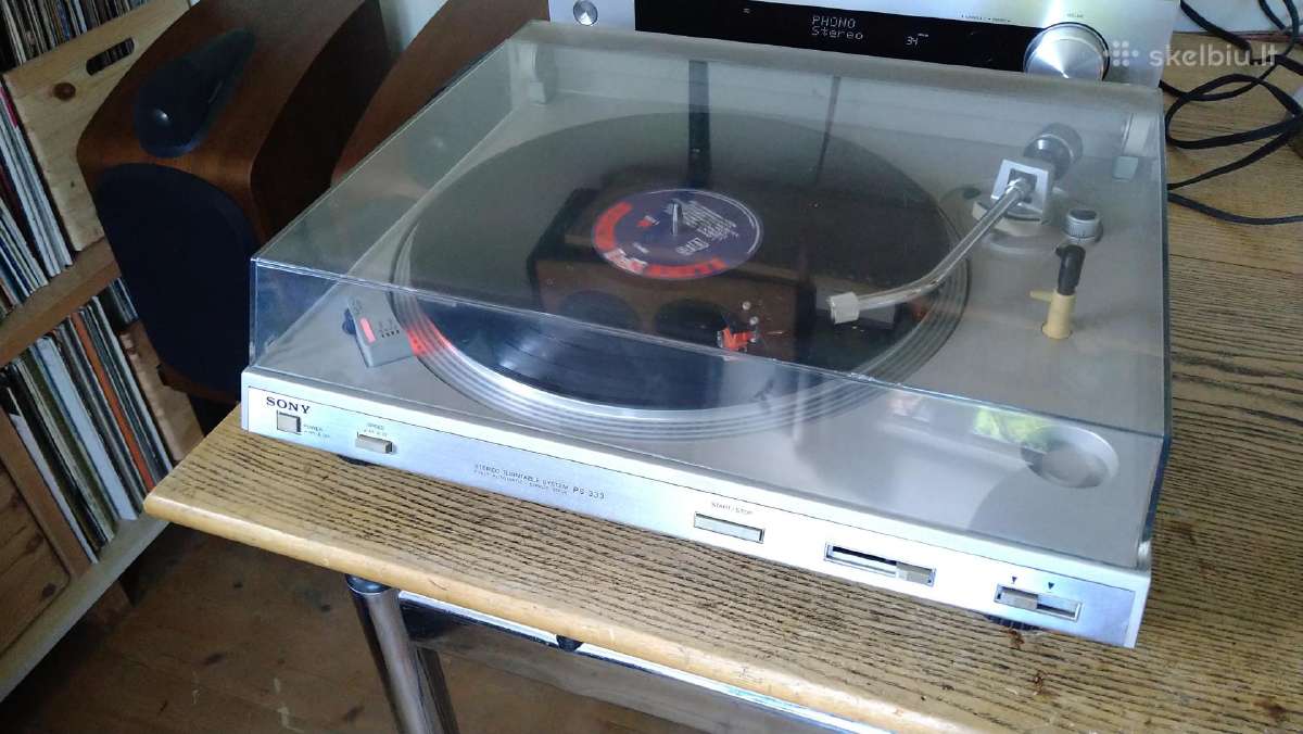 Plokštelių grotuvas Sony ps-333 - nuotraukos Nr. 4