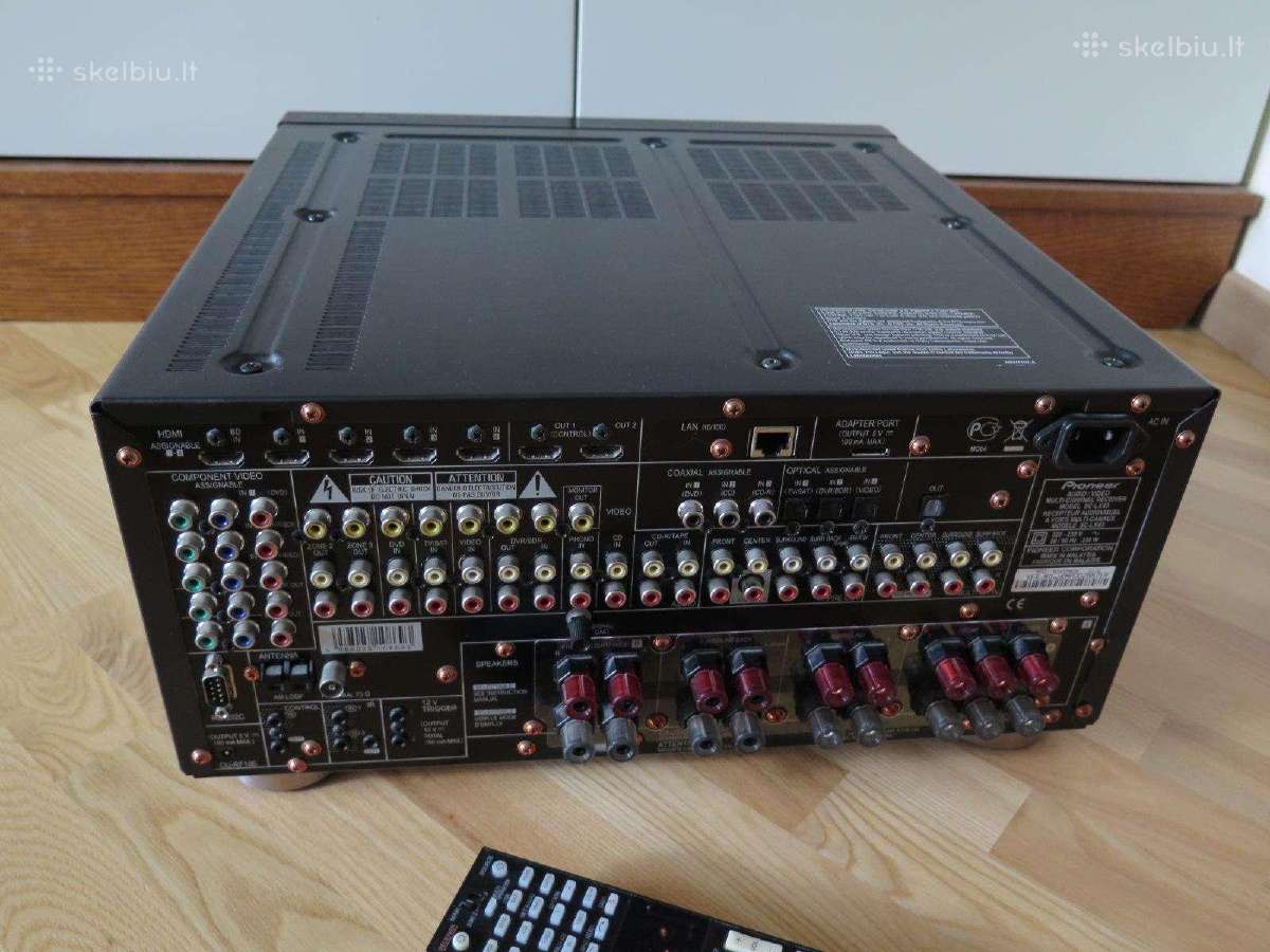 Pioneer Sc-lx83 stiprintuvas resyveris 7x190w - nuotraukos Nr. 5