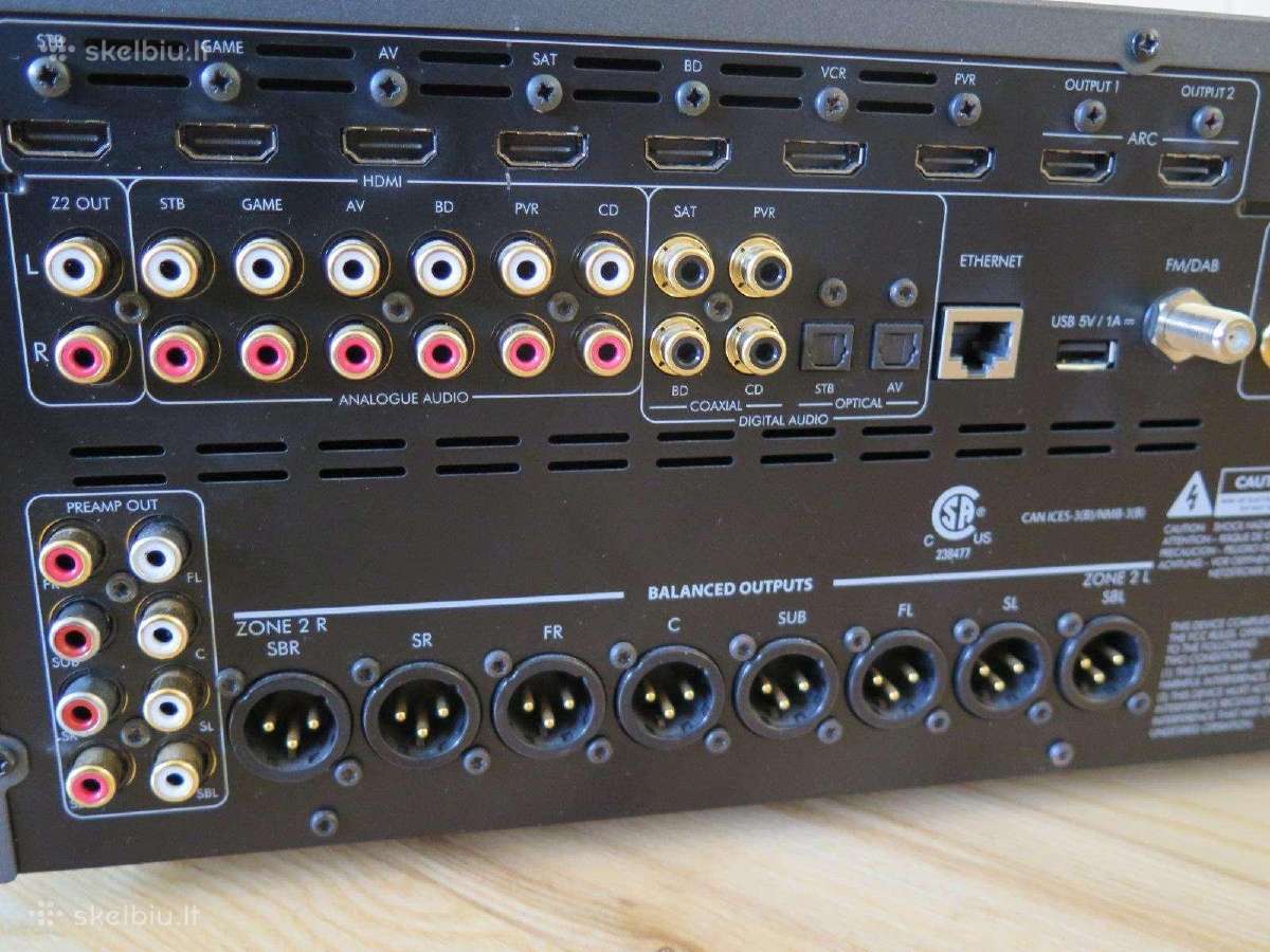 Arcam Av950 High-end 7.1 procesorius-stiprintuvas - nuotraukos Nr. 2