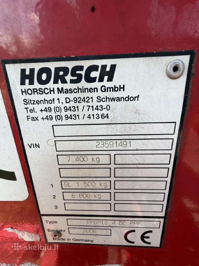 Horsch Pronto 4 Dc - nuotraukos Nr. 6