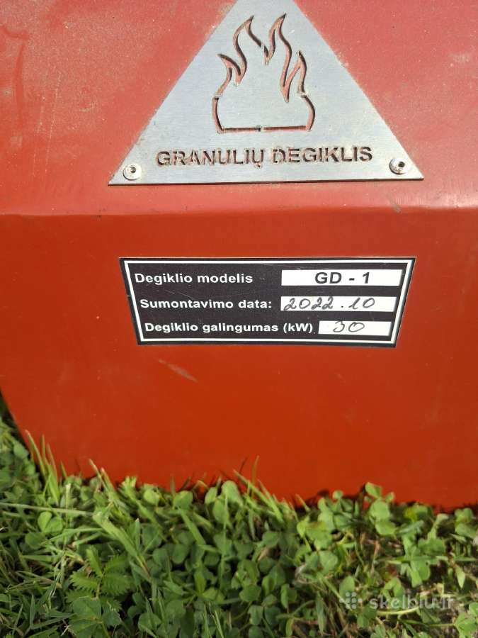 Išmanus 30kw granulių degiklis - nuotraukos Nr. 4