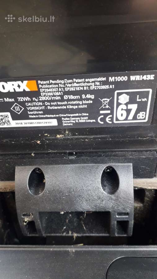 Worx vejos robotas - nuotraukos Nr. 3