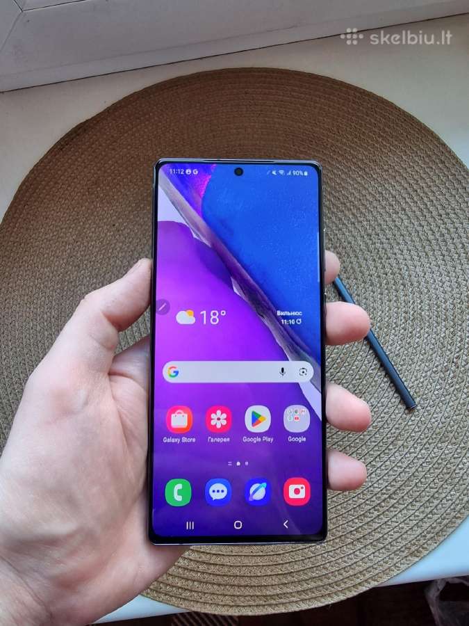 Samsung note 20 - nuotraukos Nr. 3