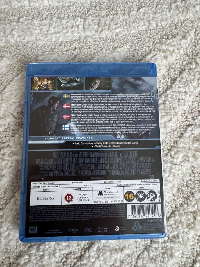 Alien Prometheus blu-ray - nuotraukos Nr. 4