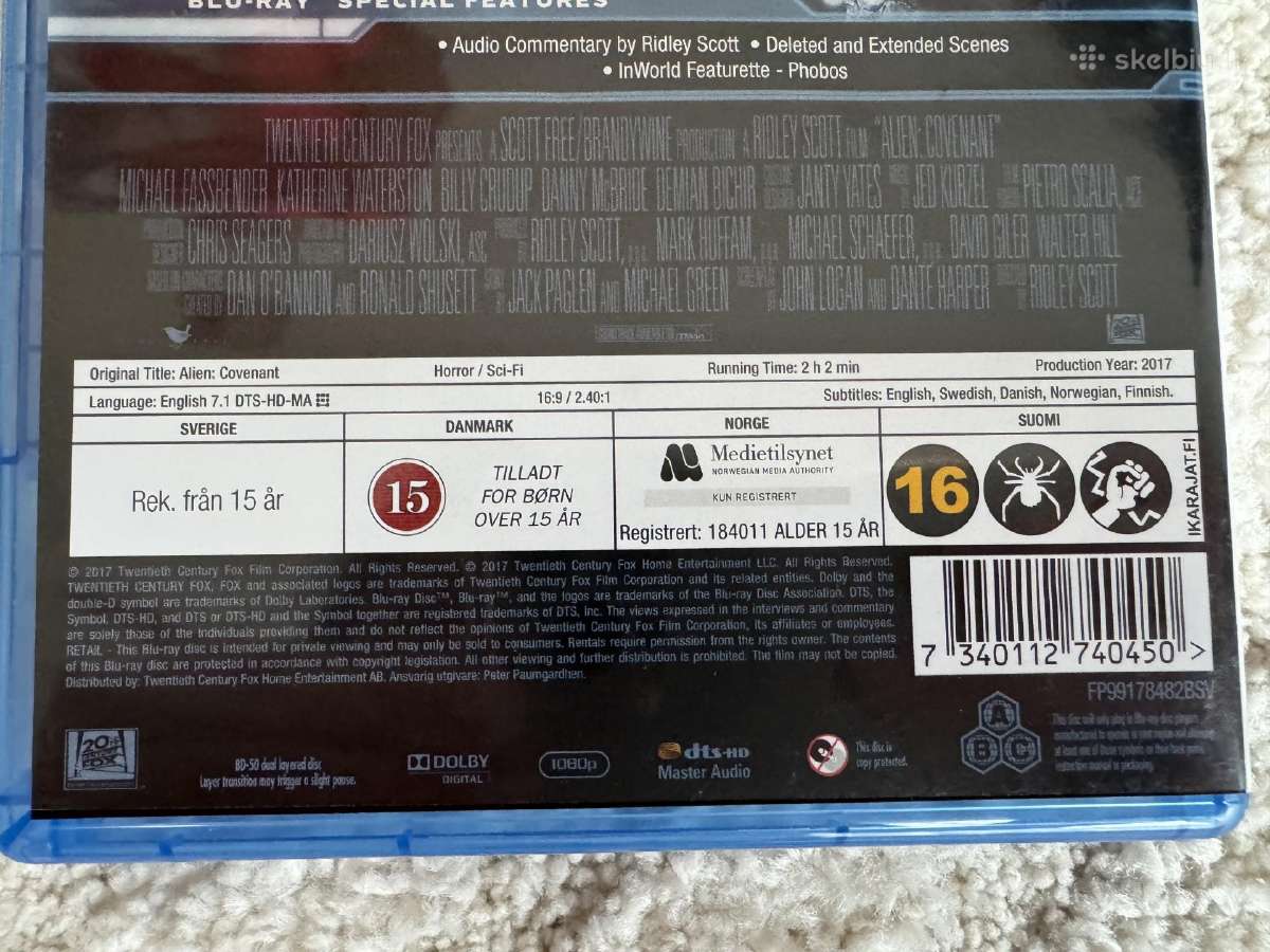 Alien Prometheus blu-ray - nuotraukos Nr. 5