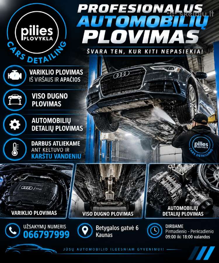 Variklių plovimas Automobilių Plovimas ir Valymas - nuotraukos Nr. 6