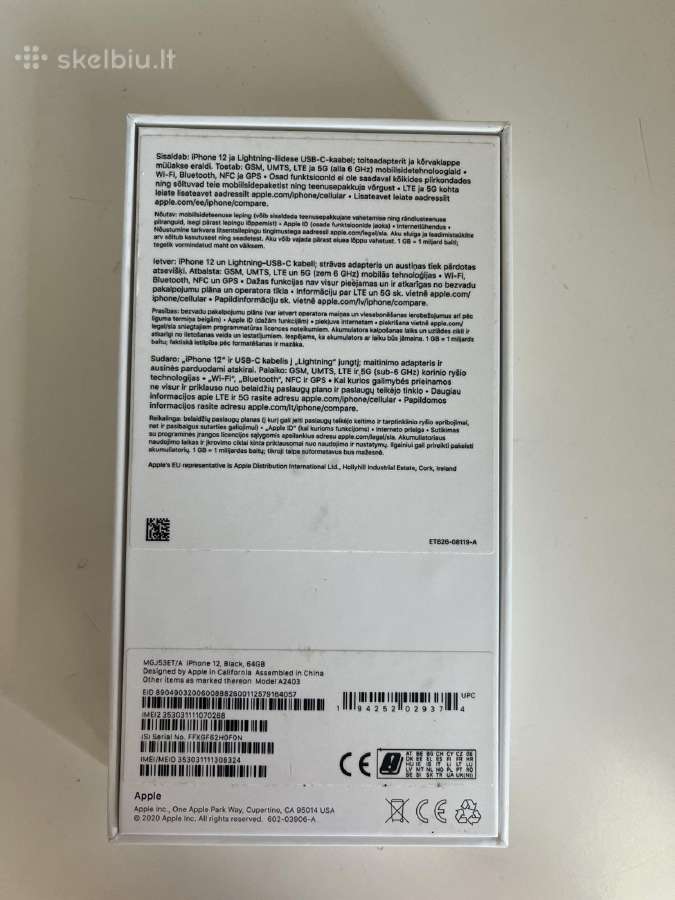 iPhone 12 naudotas - nuotraukos Nr. 2