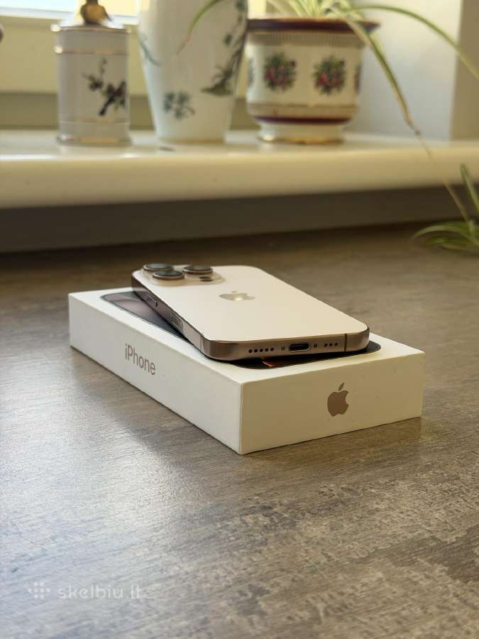 Apple iPhone 16 pro 256gb Kaip naujas - nuotraukos Nr. 3