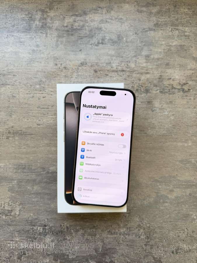 Apple iPhone 16 pro 256gb Kaip naujas - nuotraukos Nr. 10