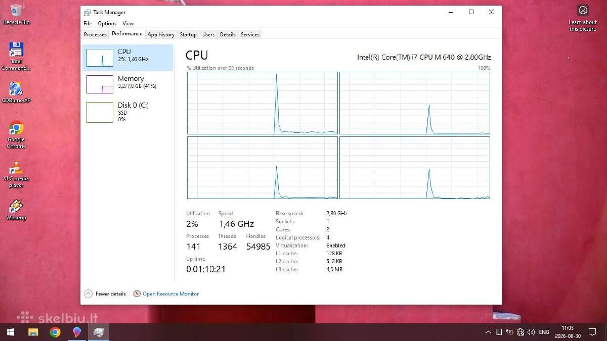 Kompiuteris Msi Fx600-010 i7 8gb 128gb - nuotraukos Nr. 4