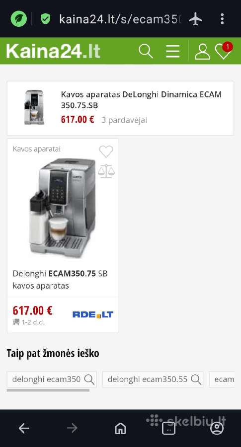 Kavos aparatas - nuotraukos Nr. 3