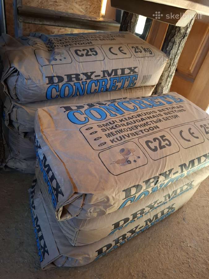 Sausas Betono mišinys maišuose po 25 kg - nuotraukos Nr. 2