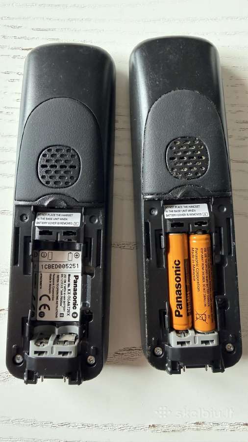 Panasonic Kx-tg6721 belaidžių telefonų komplekt - nuotraukos Nr. 3