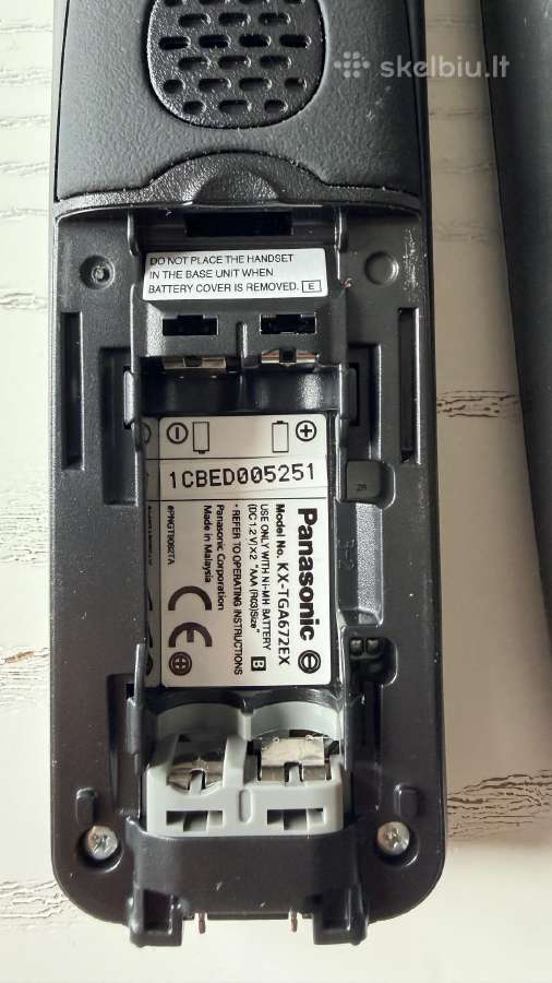 Panasonic Kx-tg6721 belaidžių telefonų komplekt - nuotraukos Nr. 4