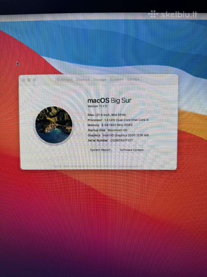 iMac 21.5 Mid 2014 - nuotraukos Nr. 2