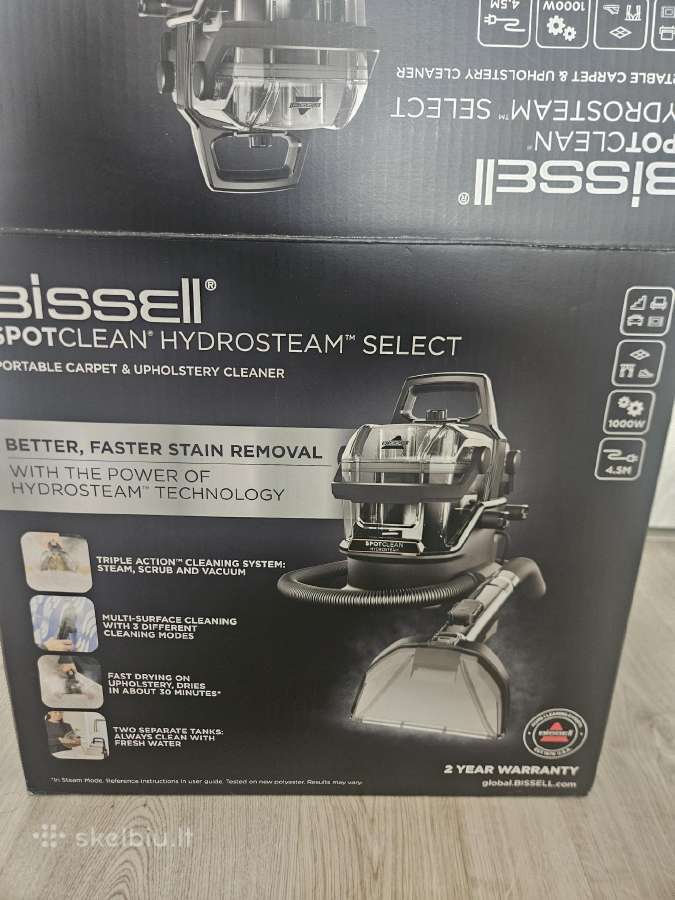 Bissell spotclean hydrosteam select siurblys - nuotraukos Nr. 8