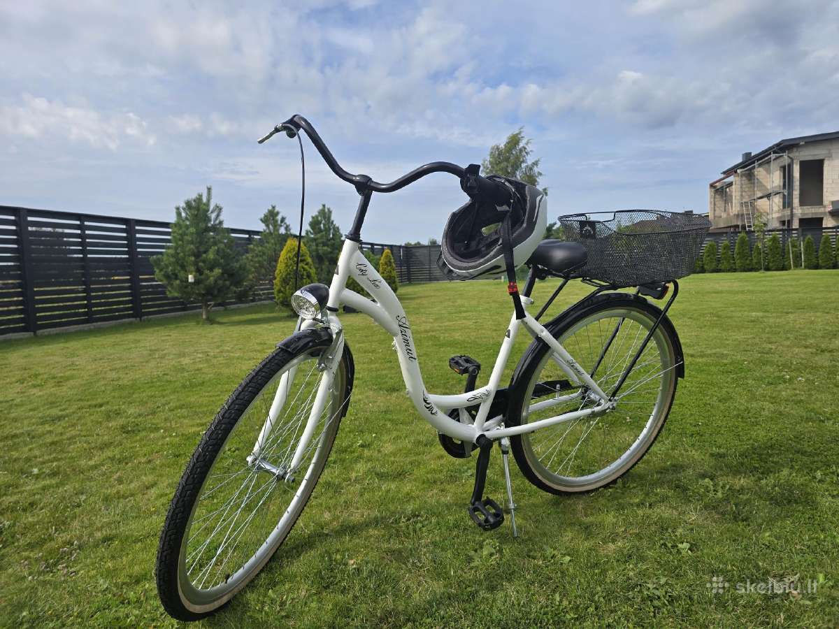 Klasikinis miesto dviratis Dideli ratai 28" - nuotraukos Nr. 2