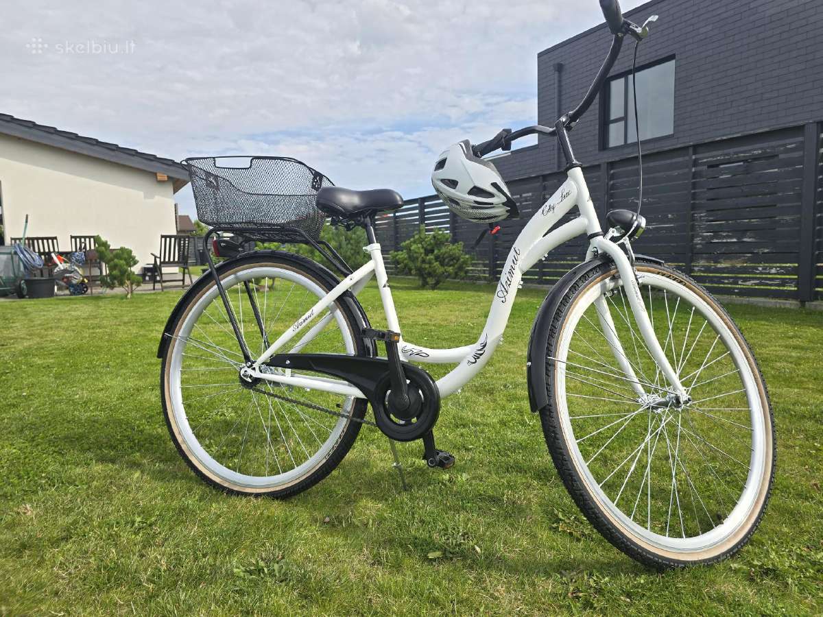 Klasikinis miesto dviratis Dideli ratai 28" - nuotraukos Nr. 5