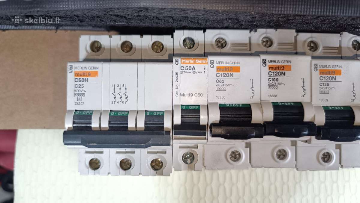 Merlin Gerin(schneider), Siemens, Eaton automatai - nuotraukos Nr. 3