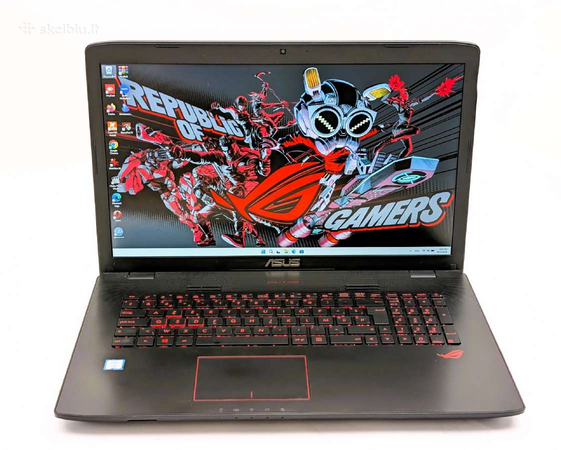 Asus Rog Gl752VW i7 16gb 240gb 17.3 Gtx 960m - nuotraukos Nr. 2