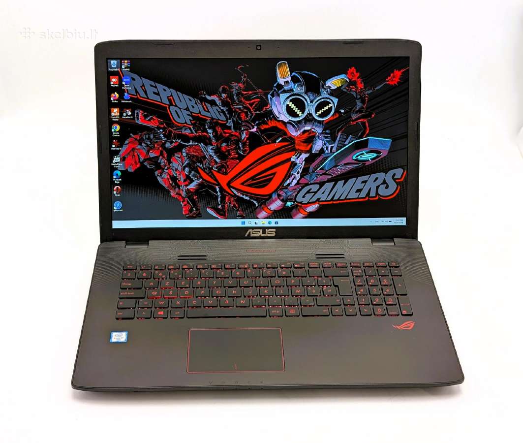 Asus Rog Gl752VW i7 16gb 240gb 17.3 Gtx 960m - nuotraukos Nr. 3