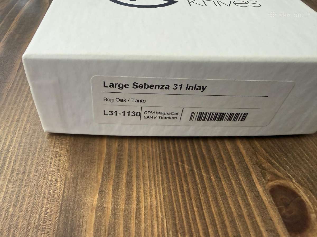 Sebenza Large 31 inlay - nuotraukos Nr. 15