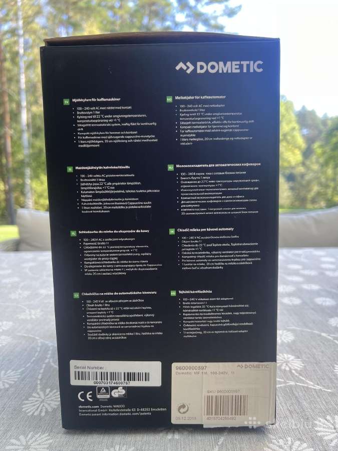 Dometic pieno šaldytuvas 1l– naujas, su dėže - nuotraukos Nr. 4
