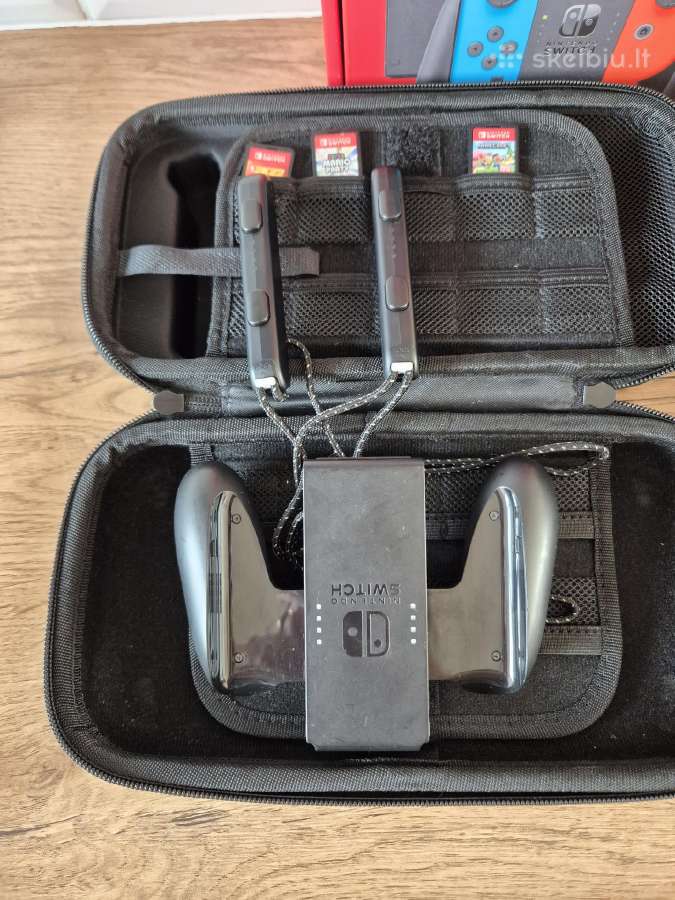 Nintendo Switch Oled 64 GB + 2 žaidimai + dėklas - nuotraukos Nr. 5