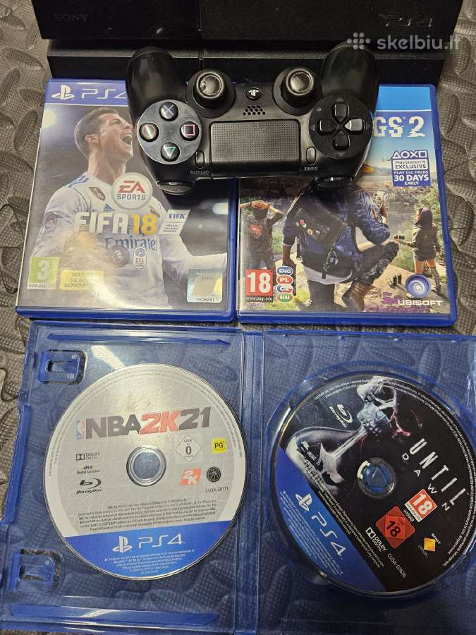 Ps4 phat 500gb su žaidimais - nuotraukos Nr. 2