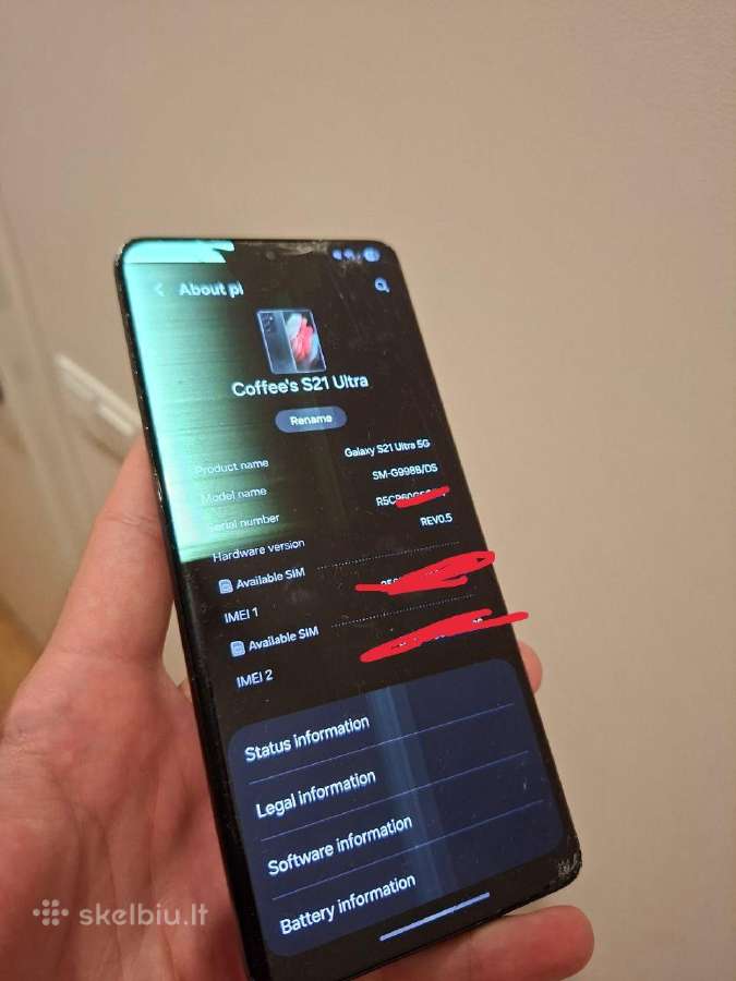 Samsung Galaxy S21 Ultra 5G 12/256gb - nuotraukos Nr. 9