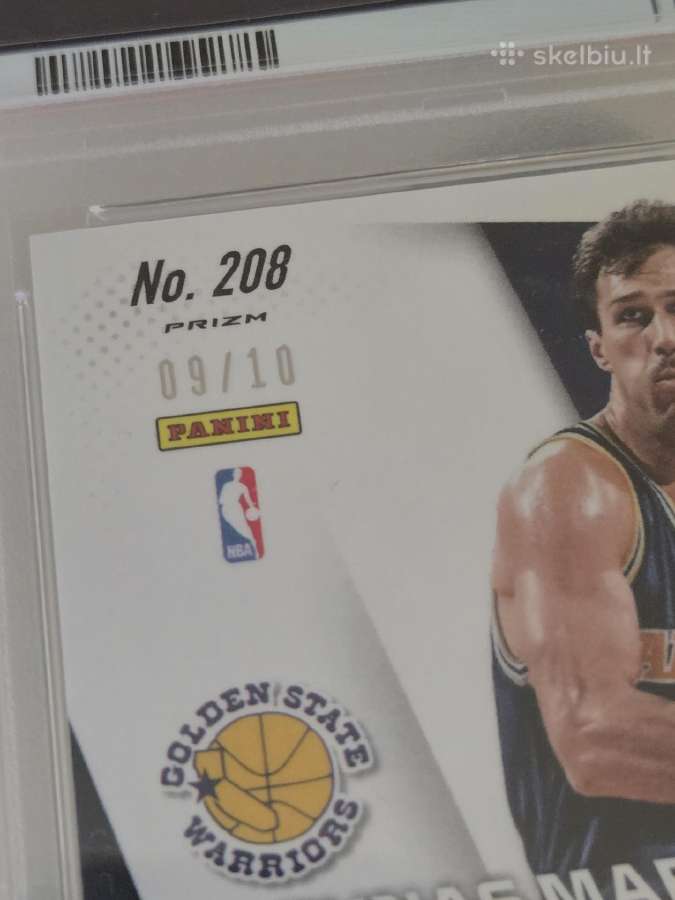 2014 Panini Prizm Sarunas Marciulionis Psa 9 /10 - nuotraukos Nr. 3