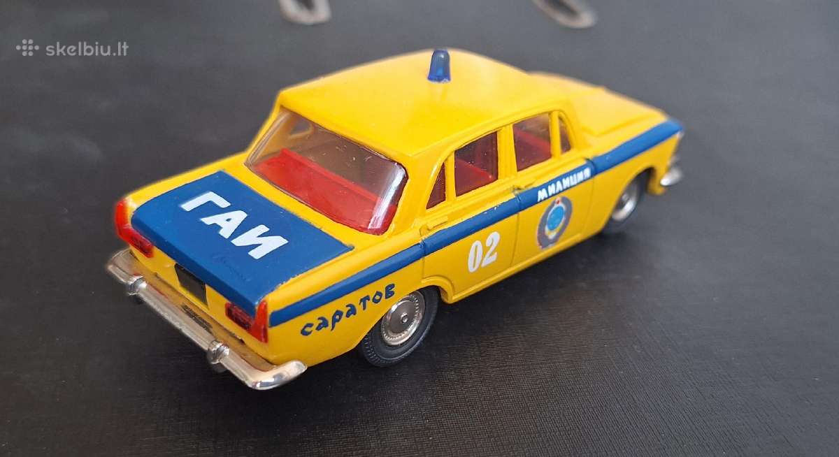 Modeliukas Ssr moskvich-412. A8. milicija - nuotraukos Nr. 3