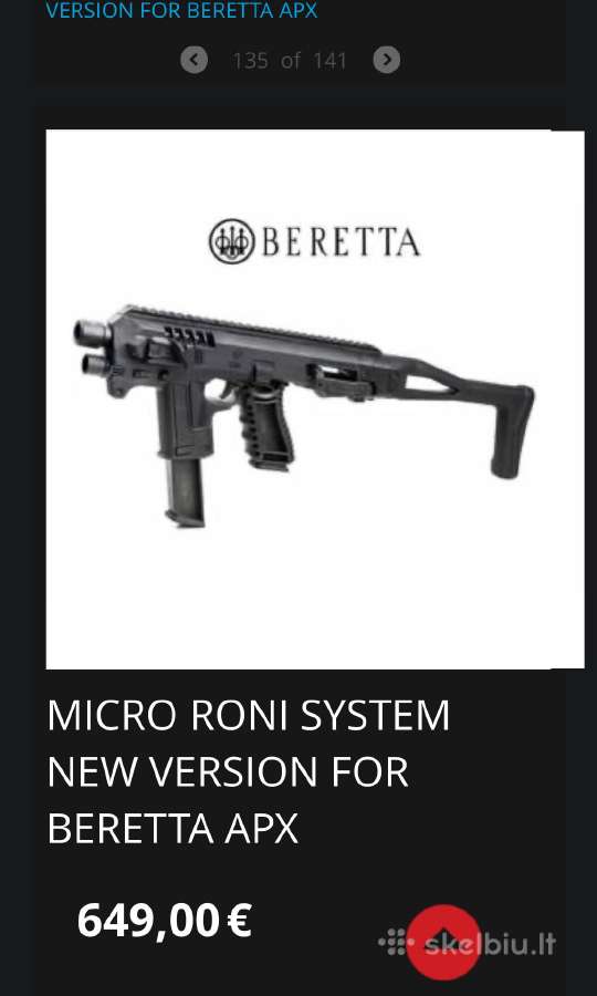 Roni sistema Beretta Apx - nuotraukos Nr. 5