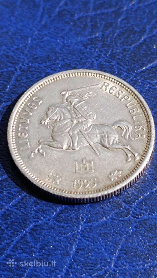 1925 m. 5 litai - nuotraukos Nr. 5