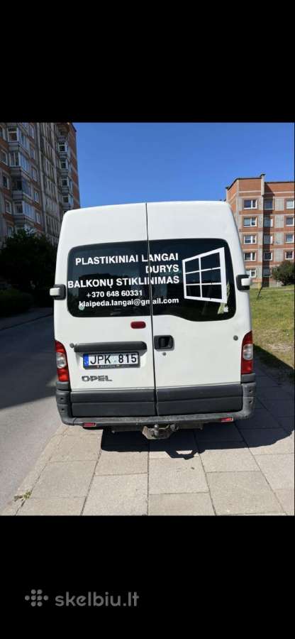 Opel movano 2.5 d 85 kw pilnai važiuojantis - nuotraukos Nr. 2