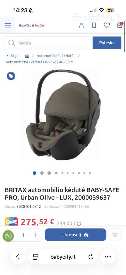 Britax Automobilinė kedute - nuotraukos Nr. 5