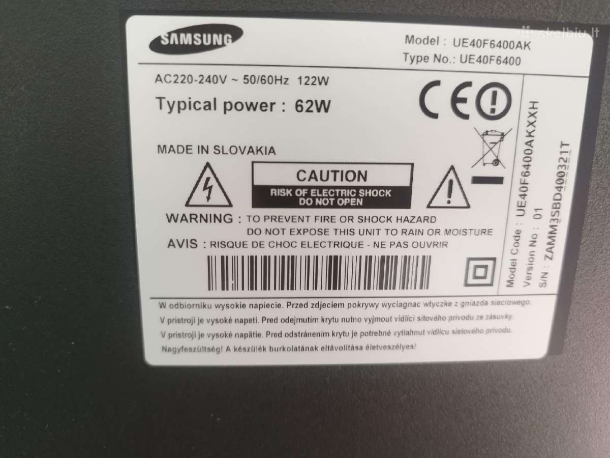 Parduodu samsung televizoriu - nuotraukos Nr. 4