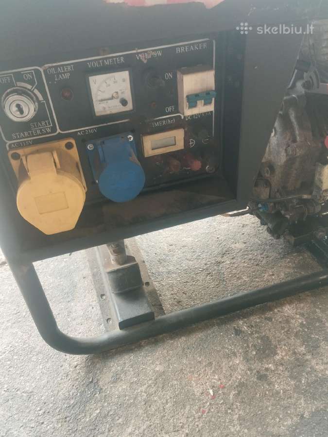 Vienfazis Dyzelinis 5kw. - nuotraukos Nr. 7