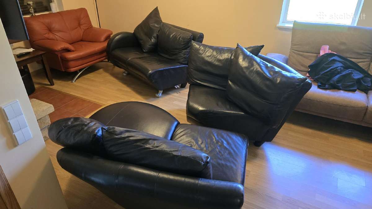 Naudota odinė sofa - nuotraukos Nr. 14