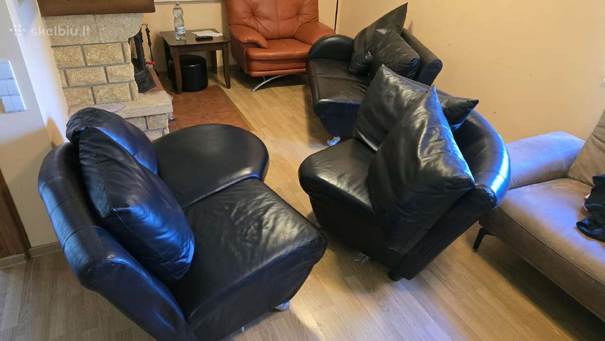 Naudota odinė sofa - nuotraukos Nr. 15