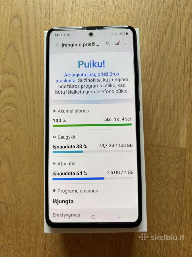 Samsung galaxy a51 mėlynas - nuotraukos Nr. 2