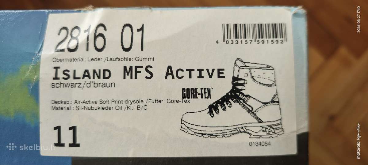 Meindl Island Mfs Active Gore Tex - nuotraukos Nr. 12