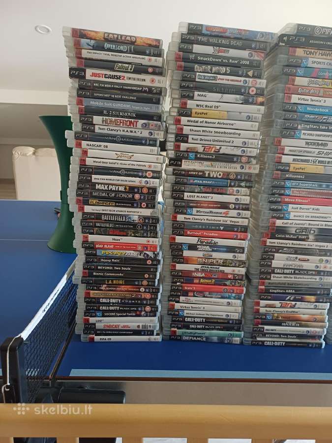 PS3 zaidimu kolekcija skaitom aprasyma - nuotraukos Nr. 2